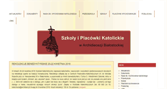 Desktop Screenshot of nauczanie.archibial.pl