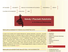 Tablet Screenshot of nauczanie.archibial.pl